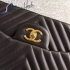 Chanel Chevron Tweed Medium Flap Bag